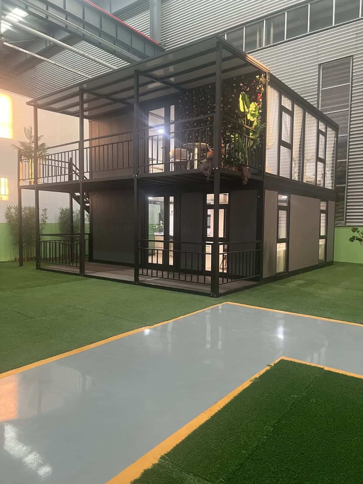 Container Espandibile Standard Compatto 20 piedi · Doppio Duplex (55 m²)
