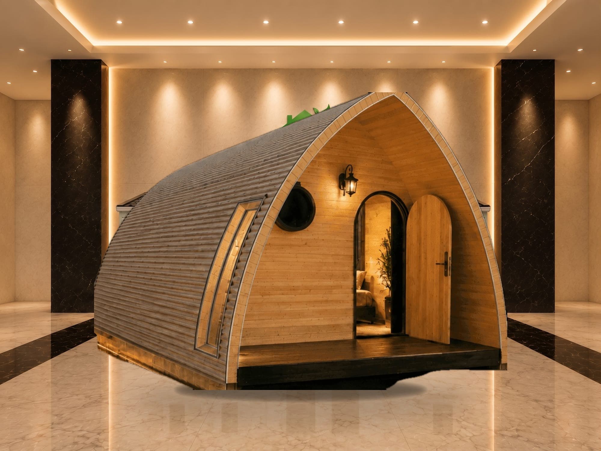 Casa Flutuante 20 pés (17,5 m²)