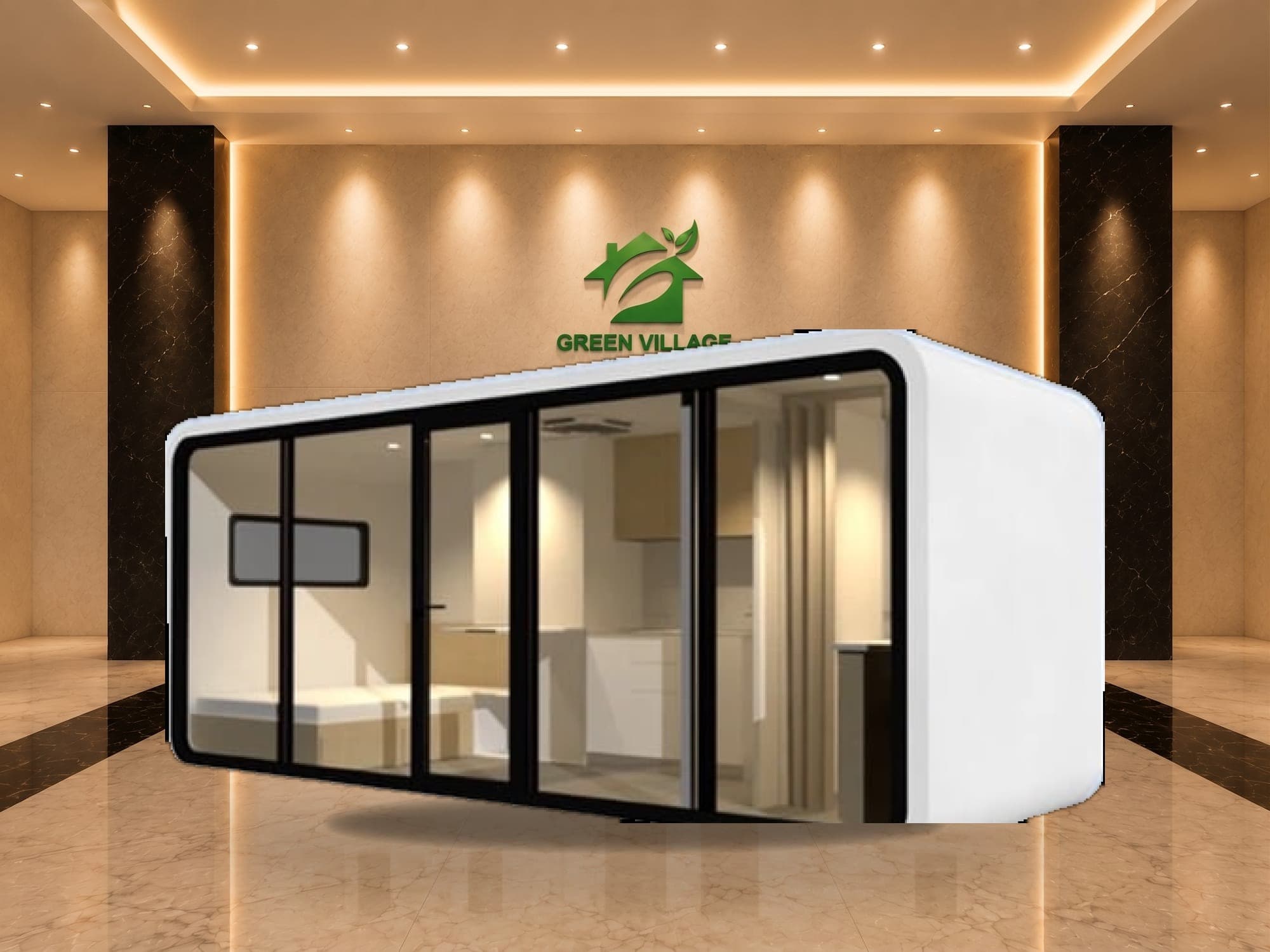 Pod Fibra de Carbono Residência 6,16 m²