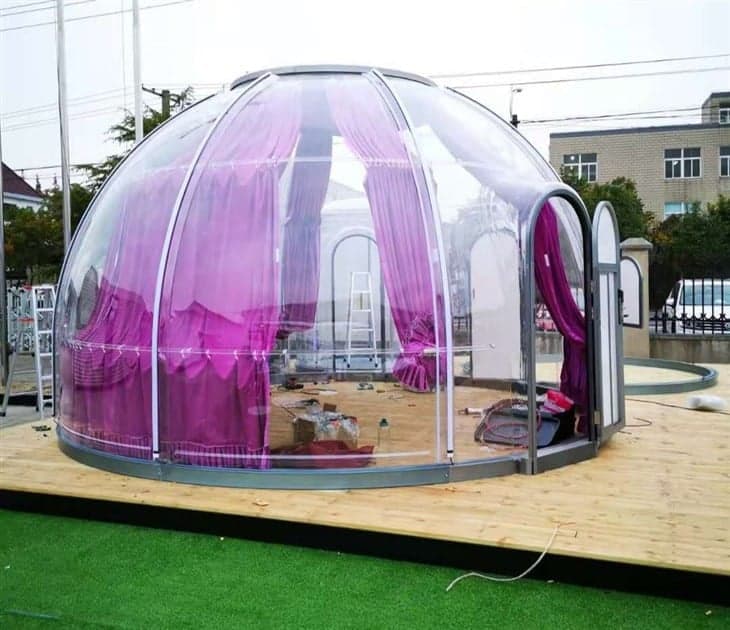 Cúpula Geodésica Cacho 4,5×9 m (36,1 m²)