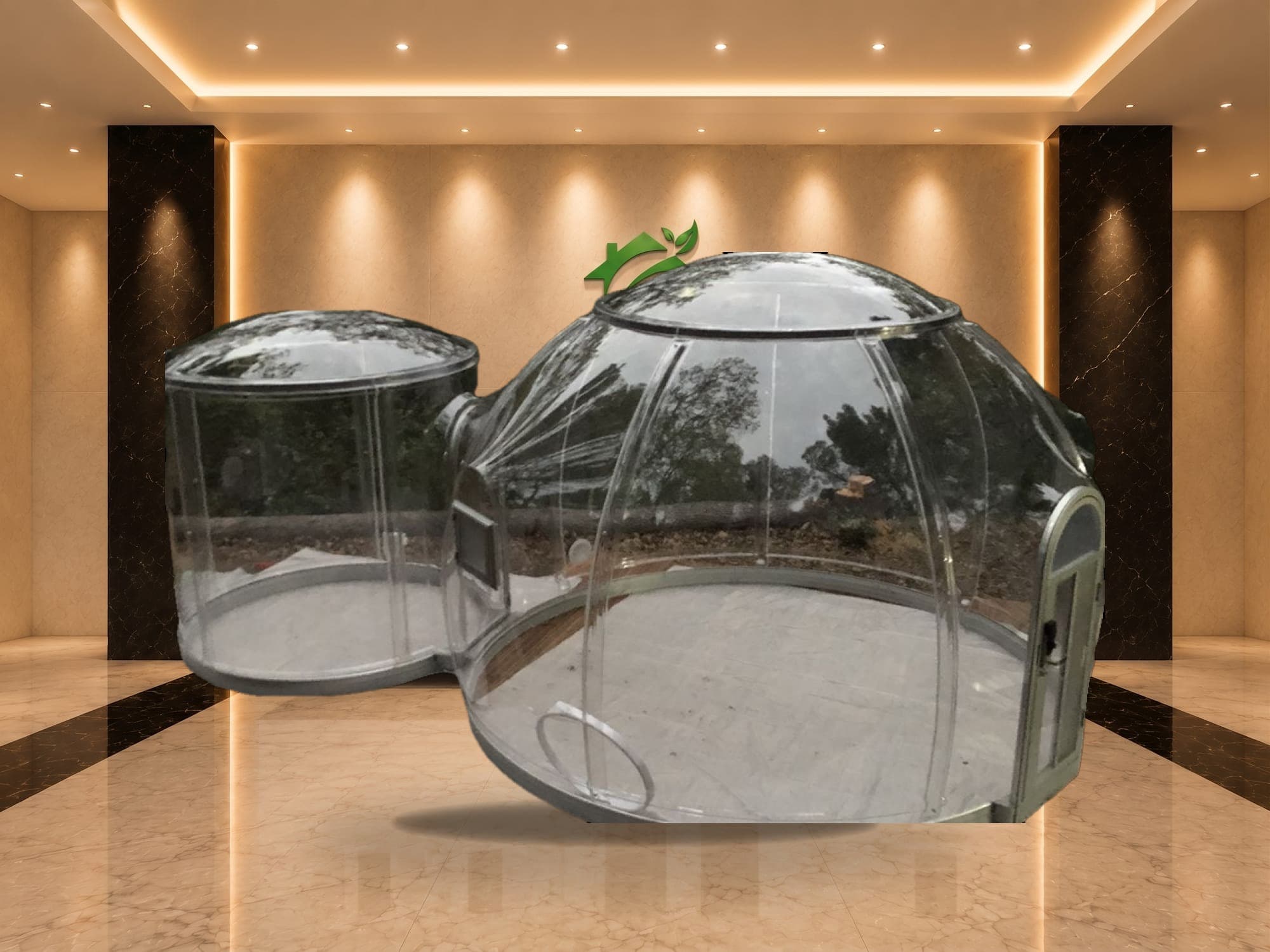 Cúpula Geodésica Dupla 17,5 m²