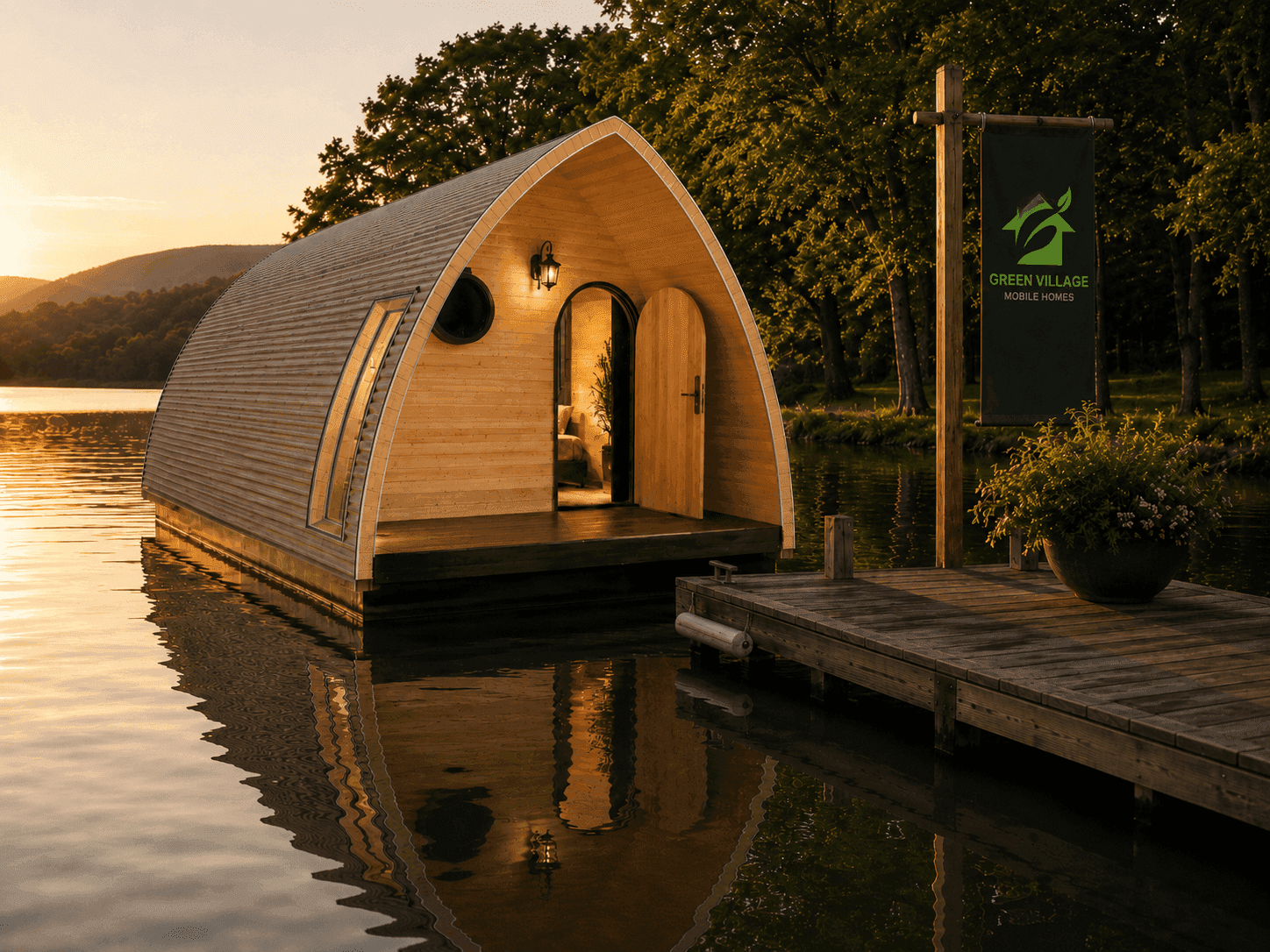 Casa Flutuante 20 pés (17,5 m²)