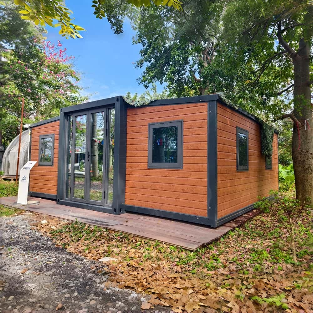 Container Expansível Standard 20 pés · Duplo Duplex (74 m²)