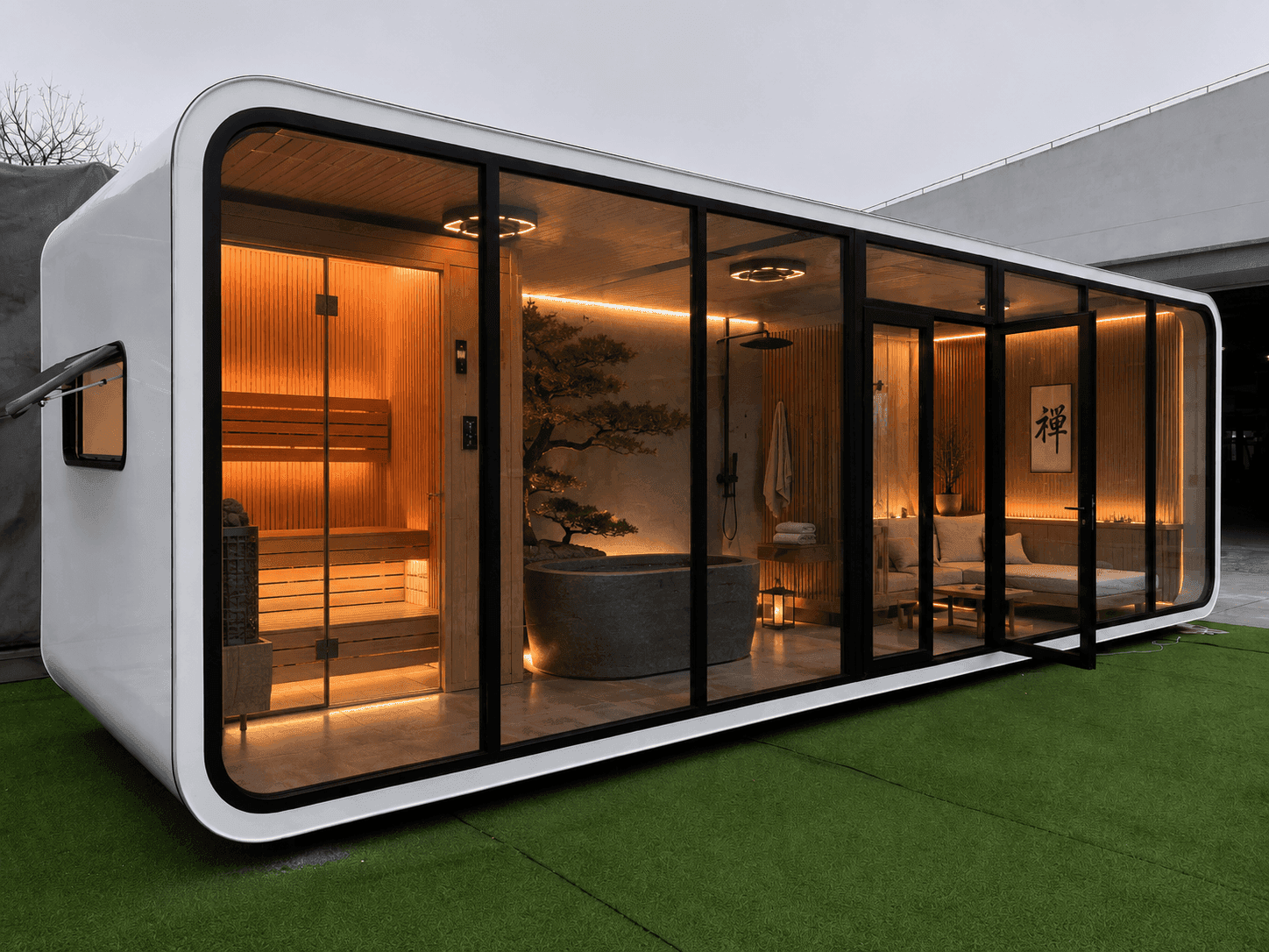 Pod Bem-Estar com Sauna 4,8 m