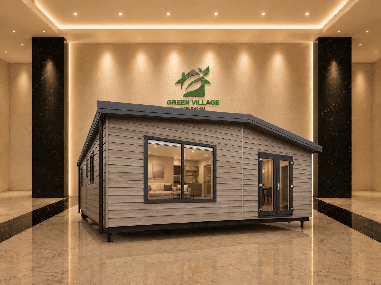 Chalet Twin Comfort ZorgChalet 2 Quartos (77,00 m2)