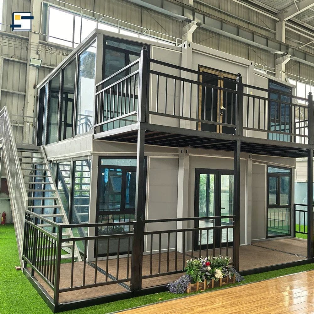 Container Expansível Premium 10 pés · Duplo Duplex (37 m²)