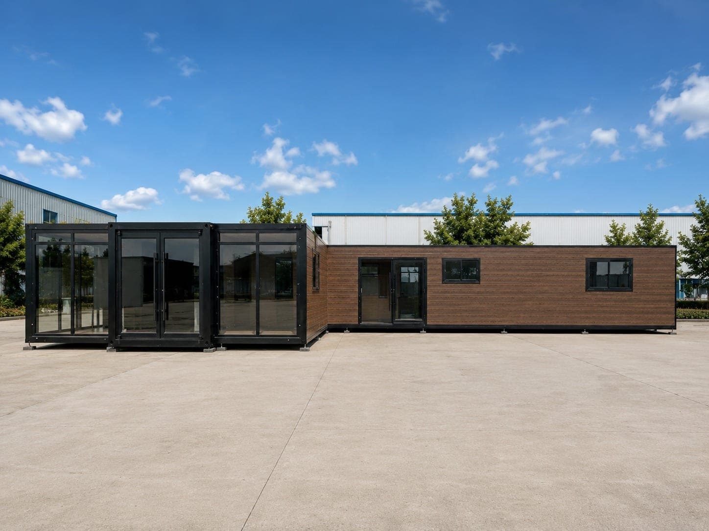 Container Expansível Standard 40 pés · Duplo Duplex (144 m²)