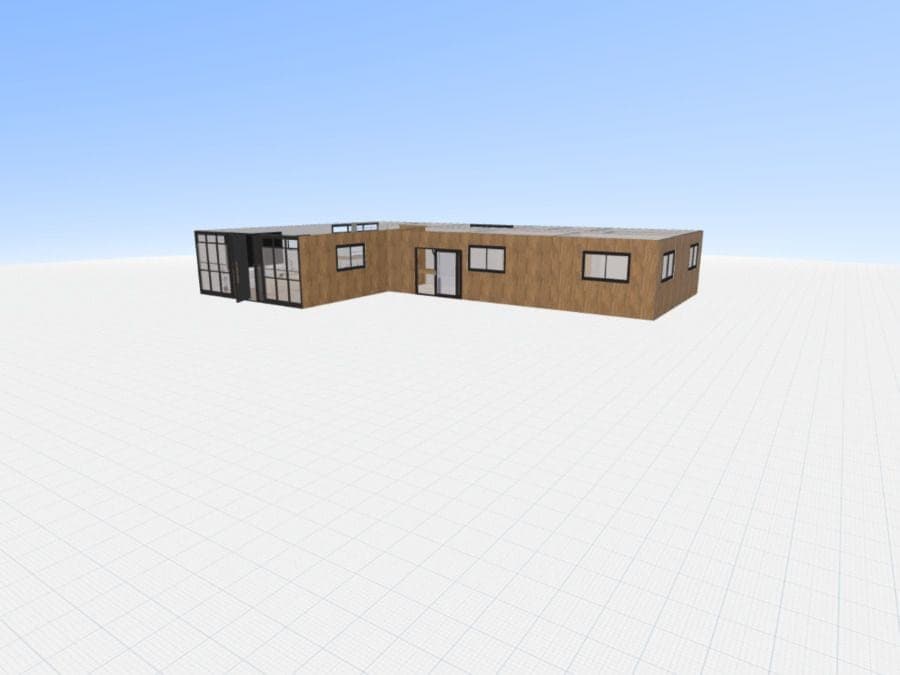 Container Expansível Standard 40 pés · Duplo Térreo (144 m²)
