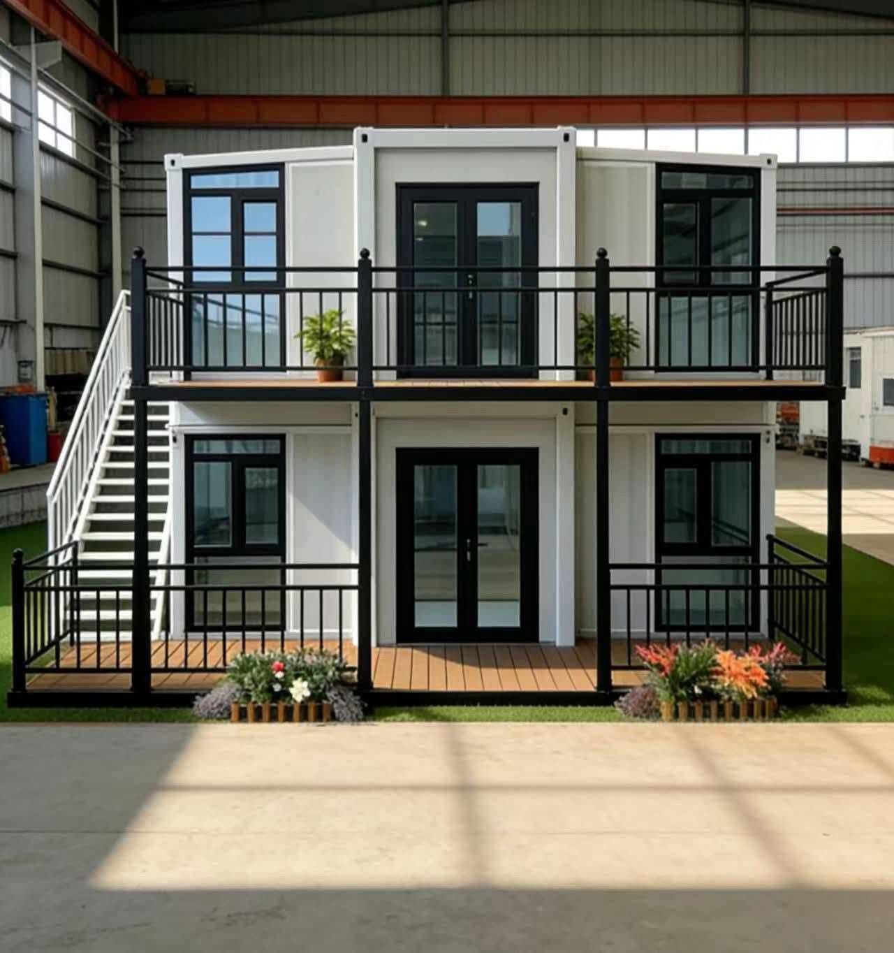 Container Expansível Standard 10 pés · Duplo Duplex (37 m²)