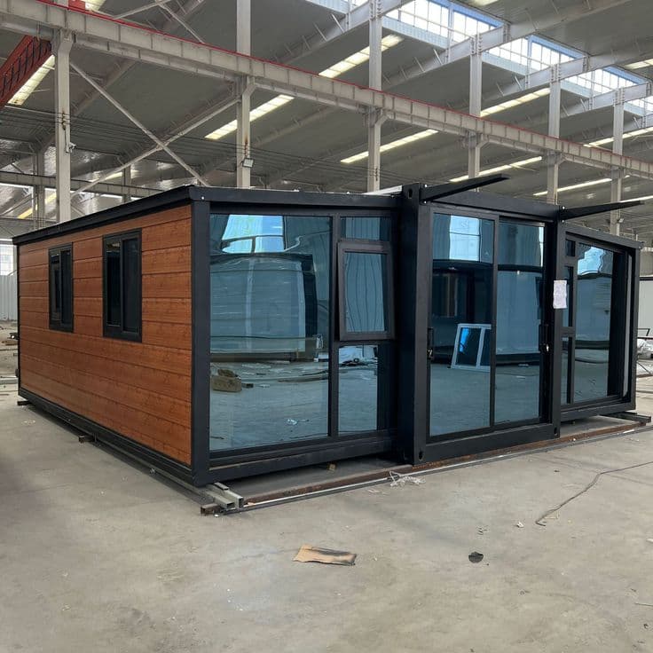 Container Expansível Double-Wing 20 pés (37 m²)