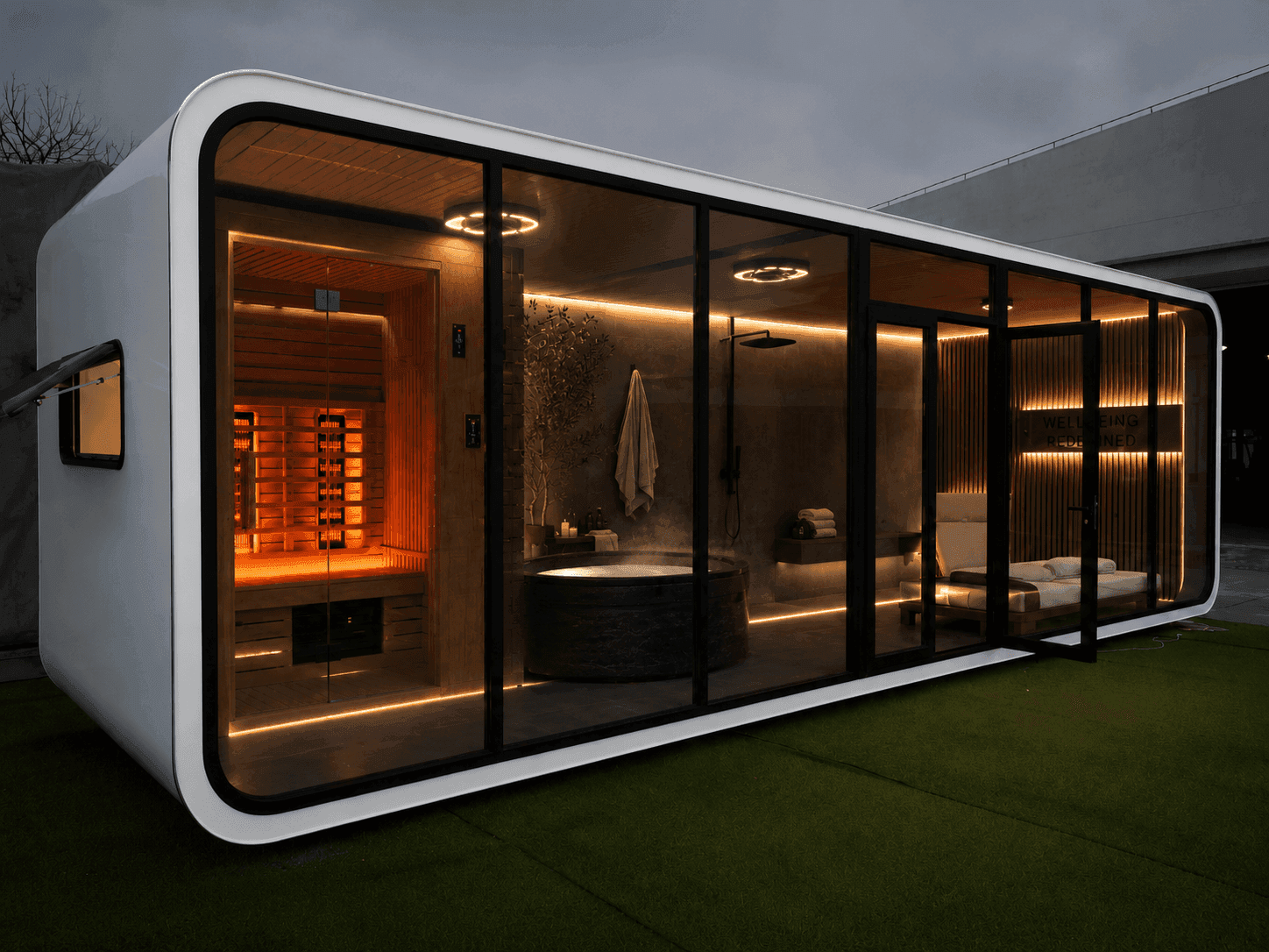 Pod Bem-Estar com Sauna 4,8 m