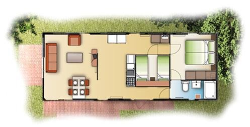 Arcabo Lodge 3 Bedrooms 44.00 m² 2