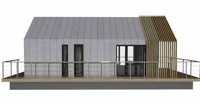 Dom na wodzie WaterHome 1 sypialnia 31,00 m² 3