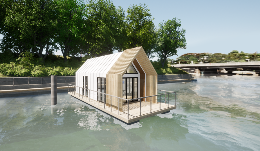 Dom na wodzie WaterHome 1 sypialnia 31,00 m² 2