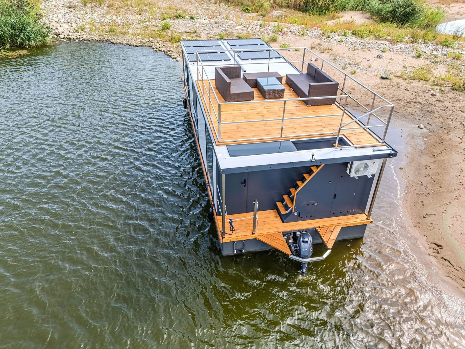 Dom na wodzie Liveaboard 2 sypialnie 48,79 m² 2