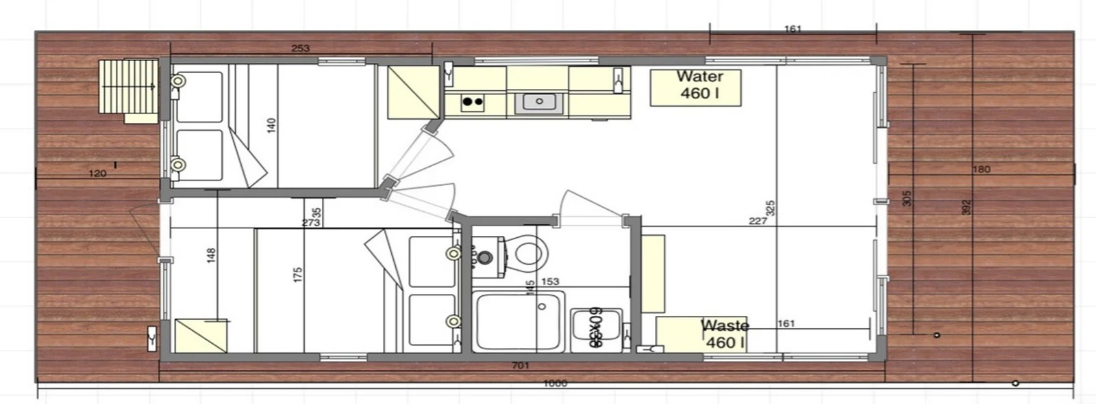 Casa Flotante Modern 10 2 Dormitorios 40,00 m² 5