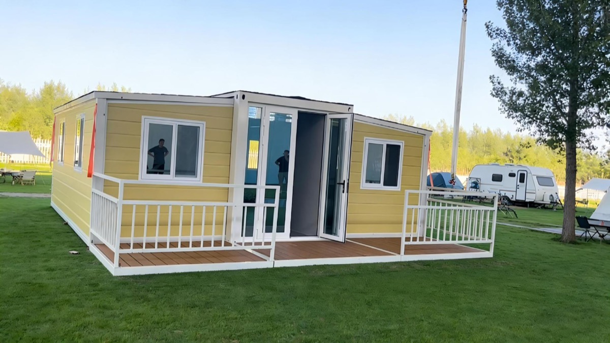Expandable Container Premium 20 ft · Double Single-Storey (74 m²)