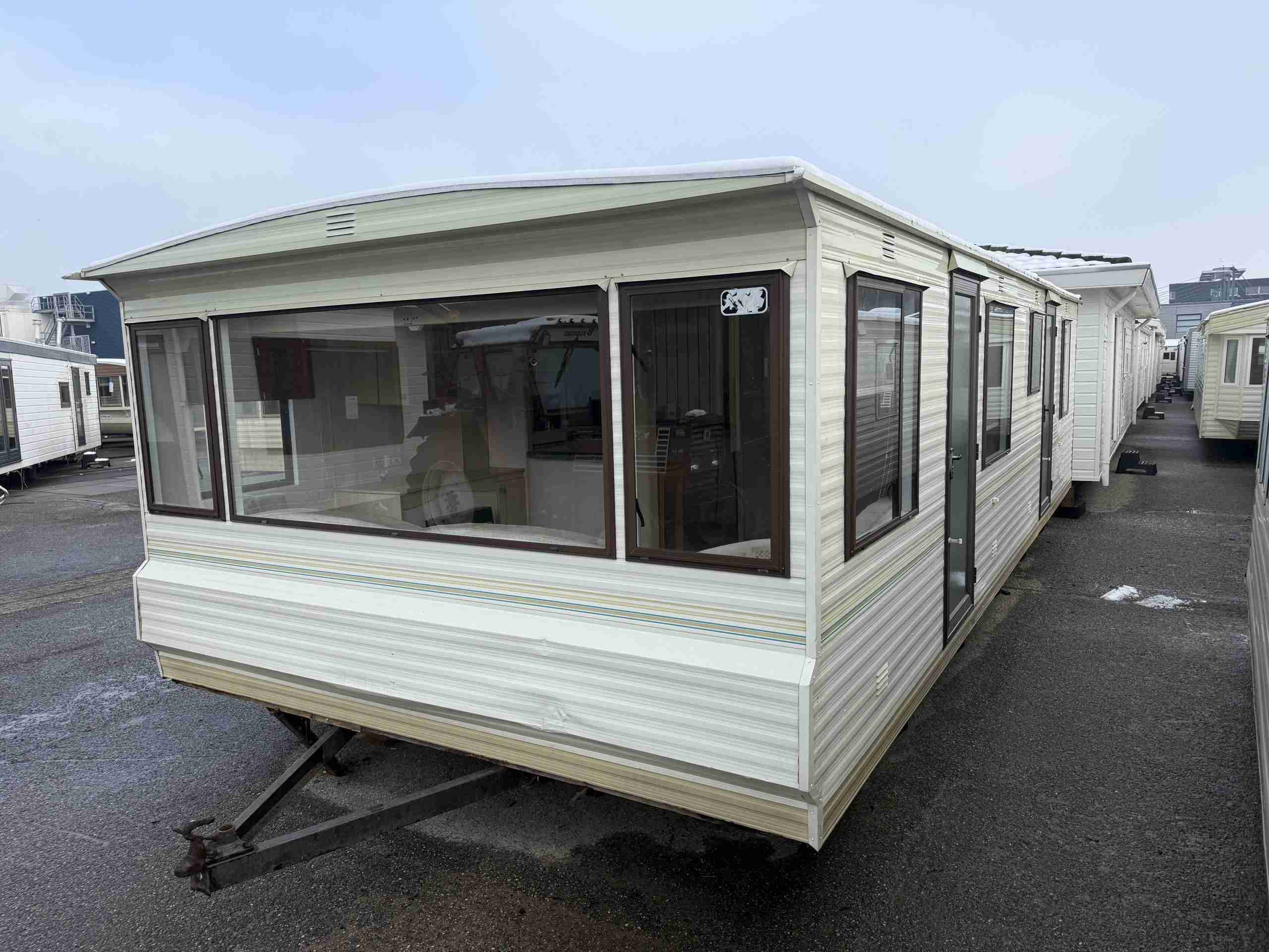 Caravana Estática de Alumínio 2 Quartos 32,93 m²