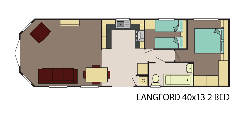 Langford 2 Bedrooms 49.51 m² 10