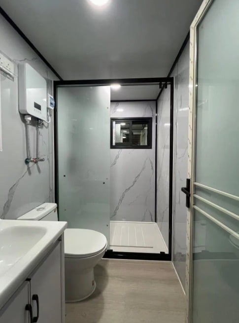 Erweiterbarer Container Standard 20 Fuß · Doppelt Ebenerdig (74 m²) 29