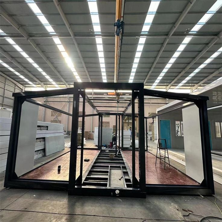 Erweiterbarer Container Standard 20 Fuß · Doppelt Ebenerdig (74 m²) 34