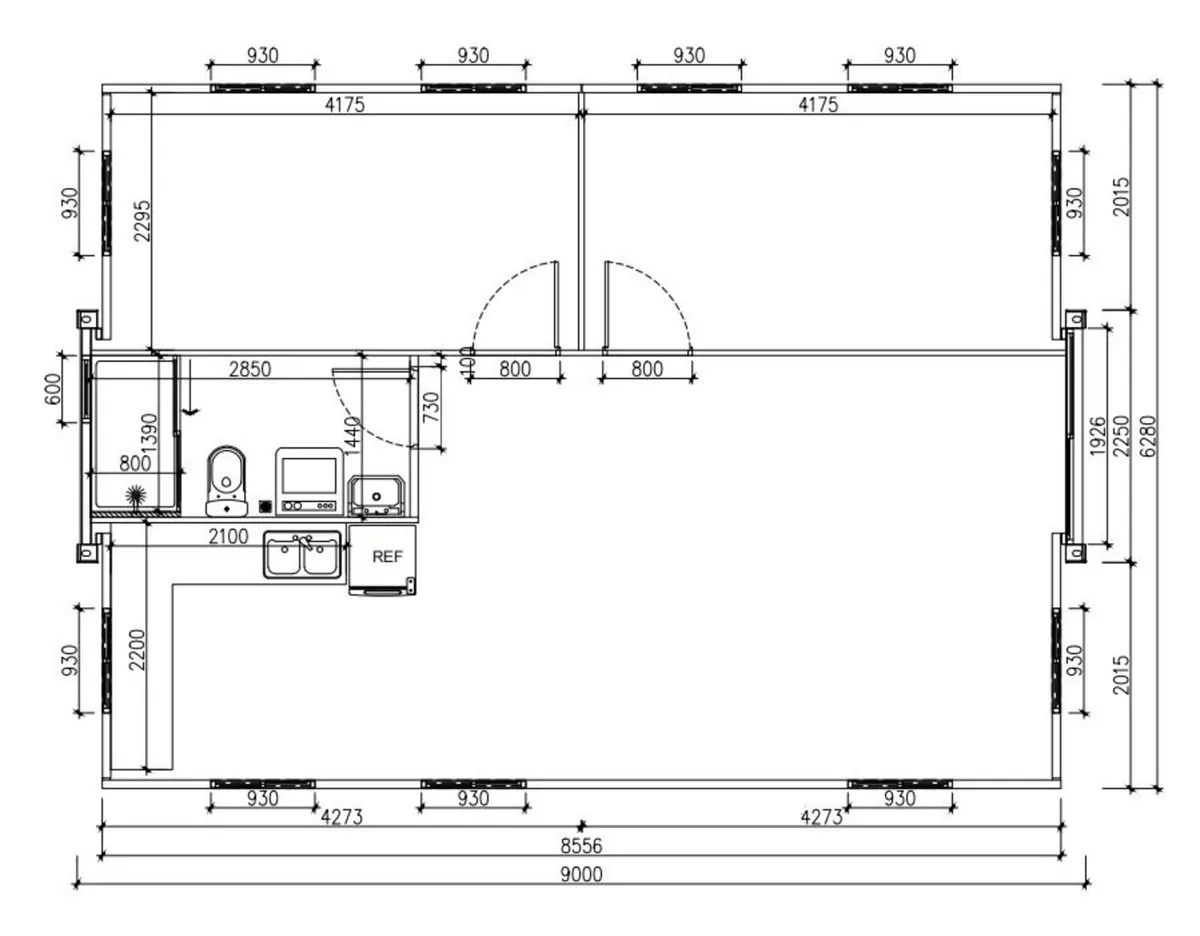 Container Expansível Standard 30 pés · Duplo Térreo (112 m²) 27