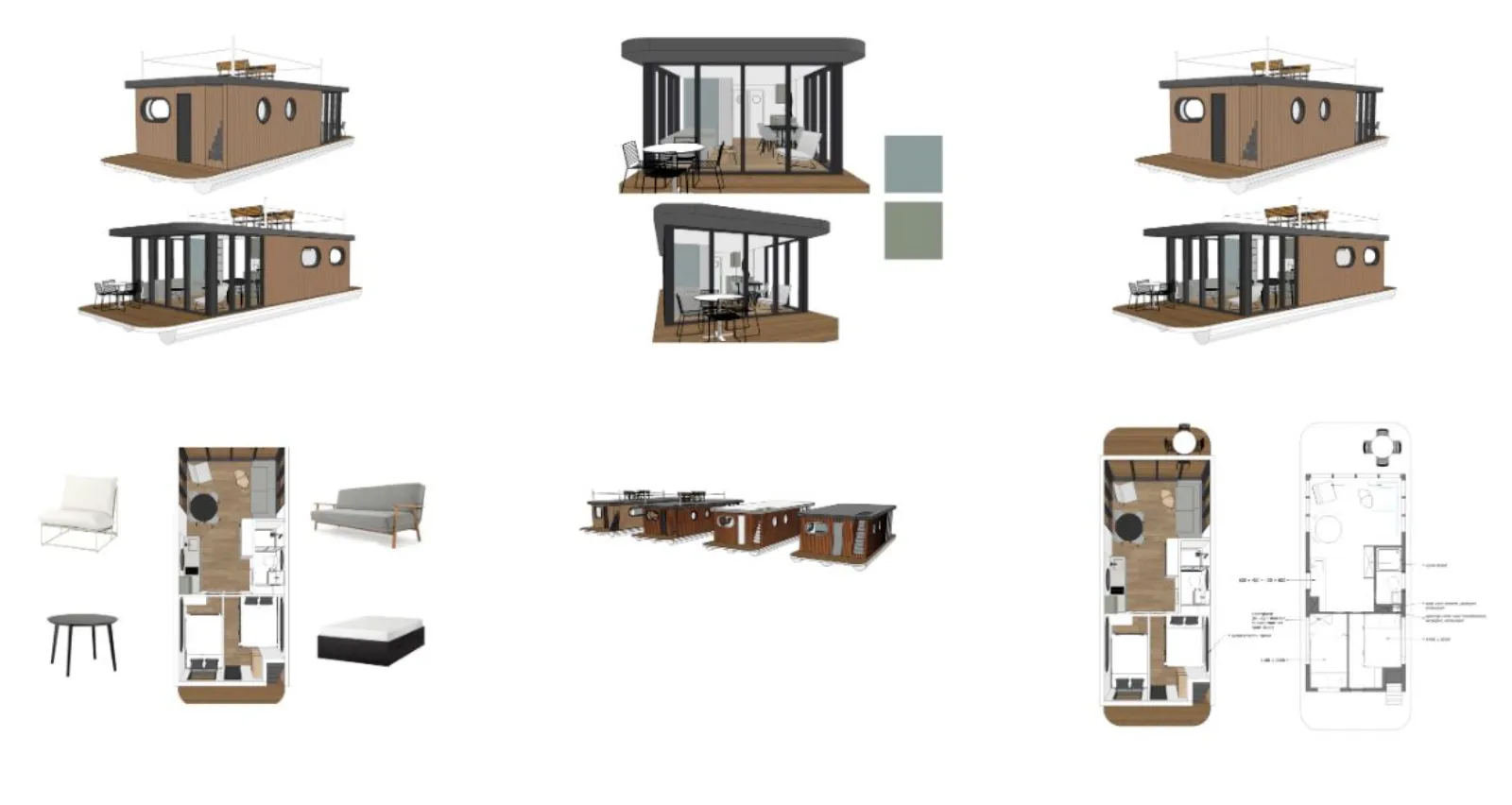 Interior de casa flotante Green Village — vista 9